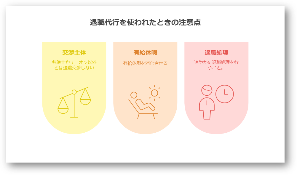退職代行を使われた!企業の対応方法6ステップと注意点・対策3-03-202505