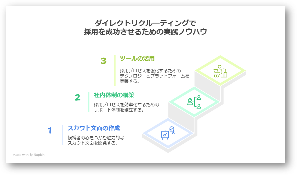 ダイレクトリクルーティングとスカウト採用の違いを解説【比較表付き】2-13-20251216