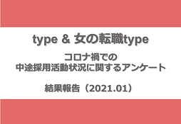 type&女の転職typeアンケート(21年1月)